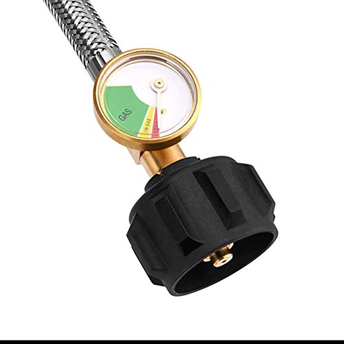 Hooshing-14-NPT-RV-Propane-Pigtail-Hoses-with-Gauge-12-Inch-Stainless-Steel-Braided-Propane-Tank-Pigtail-Connector-for-Standard-Two-Stage-Regulator-2-Pack