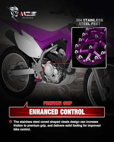 Image of MZS Dirt Bike Foot Pegs for Sur Light Bee X S /E Ride Pro /MX3 /X160 /X260