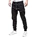 Produktbild Herren Cargo Hose Pants Herren Jogginghose Stretch Jogger Sporthose Herren Hosen mit Taschen Slim Fit Freizeithose Laufhose Lang