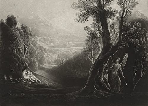 Tableau Enemy au paradis de John Martin | Décoration salon chic 60x90