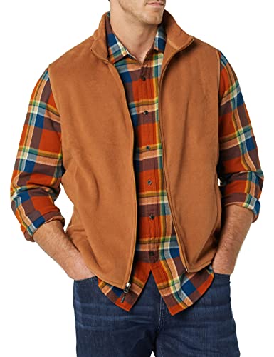 Image of Amazon Essentials Men's Full-Zip Polar Fleece Insulated Vest (Available in Big & Tall)