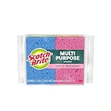 ocelo Cellulose Sponge, Colors may vary, 4-Sponges/Pk, 10-Packs, (40 Sponges Total)