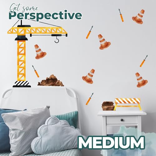 Vinilo decorativo excavadora personalizado para habitaciones infantiles miniatura 6