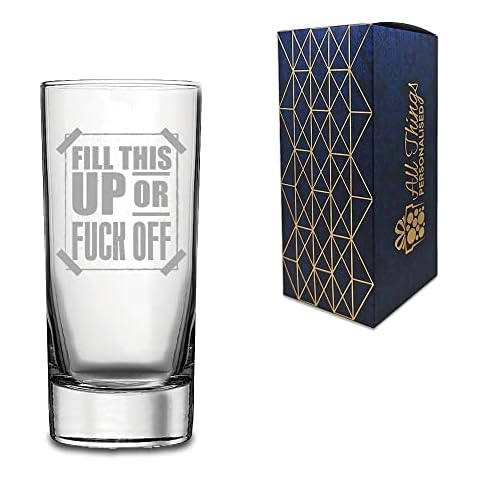 Engraved 13oz HiBall Glass Tumbler Cover