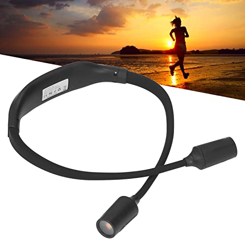 Marhynchus LED Neck Reading Light Book Lamp Reading Light with 4 LED Beads 3 Light Sources 50000H Life Foldable Hose Arm for Night Running Camping