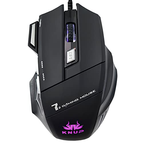 Mouse Gamer com Fio USB 2.0 2400 DPI ALTA Precisao para Jogos KP-V4 KP-V4 KNUP