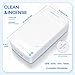 Nail Tool Sterilizer Box, ALLGLAM USB Portable Sterilizing Box for Nail Manicure Tools, Beauty Tweezers, Tattoo,Mobile Phone Cleaning (White)