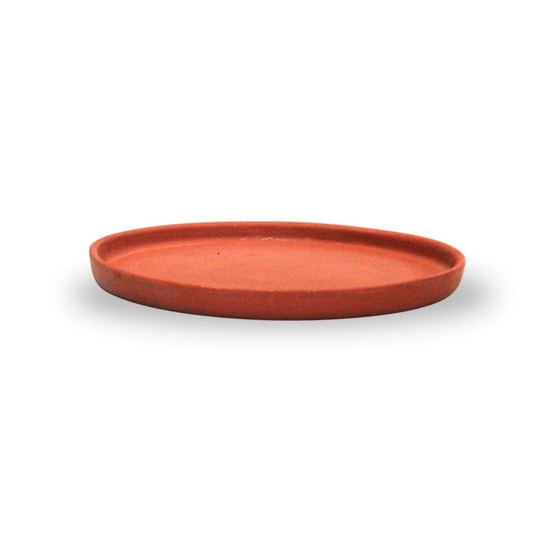 Terra Charms Thaal – 13 Inch | Clay | Mitti | Non-Toxic | Eco-Friendly | Earthenware | Serving Plate-image-39