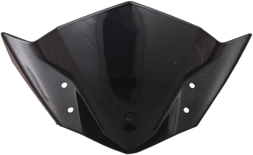 JB Racing Scooter Visor for Universal Glossy Black (Pack of 1)