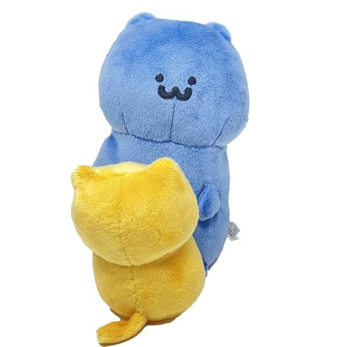 お文具といっしょ ぶるぶる ハグ ぬいぐるみ 公式 グッズ 約15cm (青)