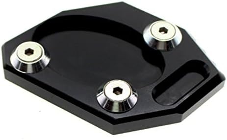 FXCNC Racing Aluminum CNC Motorcycle Side Stand Plate Kickstand Extension Pad Compatible with KAWASAKI Ninja 250 300R ZX250 EX300 Z250 2013-2020
