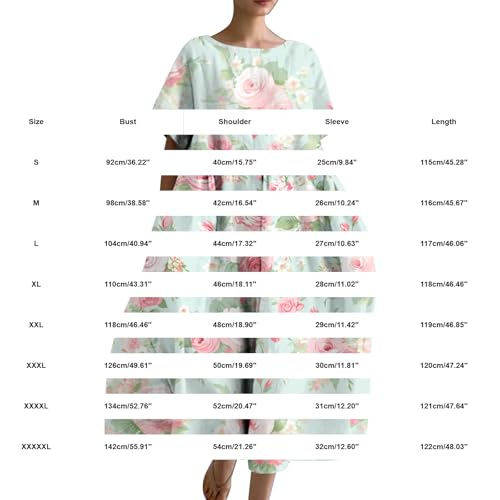 Robe d'été ample légère et aérée avec col V plongeant style maxi