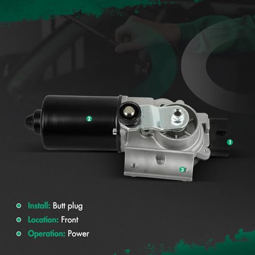 Image of SCITOO Windshield Wiper Motor Compatible for Chevrolet for Malibu | Direct fit for 2008 For Chevrolet For Malibu|Replaces OE 22711010|4 Pins|Fit for Front Wiper Motor Sliver /Black