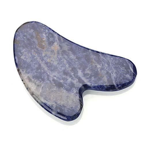 PINKCITY CREATION: Gua Sha Board Natural Healing Stone GuaSha Tools for Facial Skincare, Anti-Aging Anti-Wrinkles, Lifting Your Face and Lymphatic Drainage
