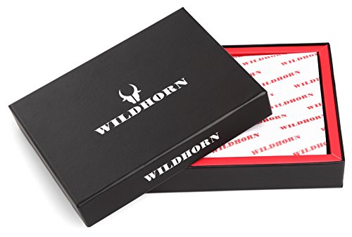 Image of WildHorn Blue Safiano Leather Wallet for Men
