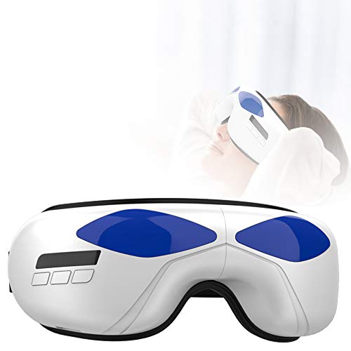 Preisvergleich Produktbild Drahtlose Augemassager Infrarotheizungs-Augen-Luftdruck-Vibr... Augenpflege Massage Musik Bluetooth Augemassager