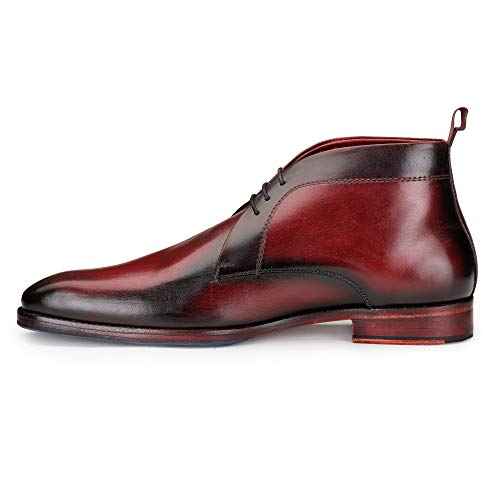 Image of Lethato Men's Modern Classic Calfskin Leather Chukka Boots