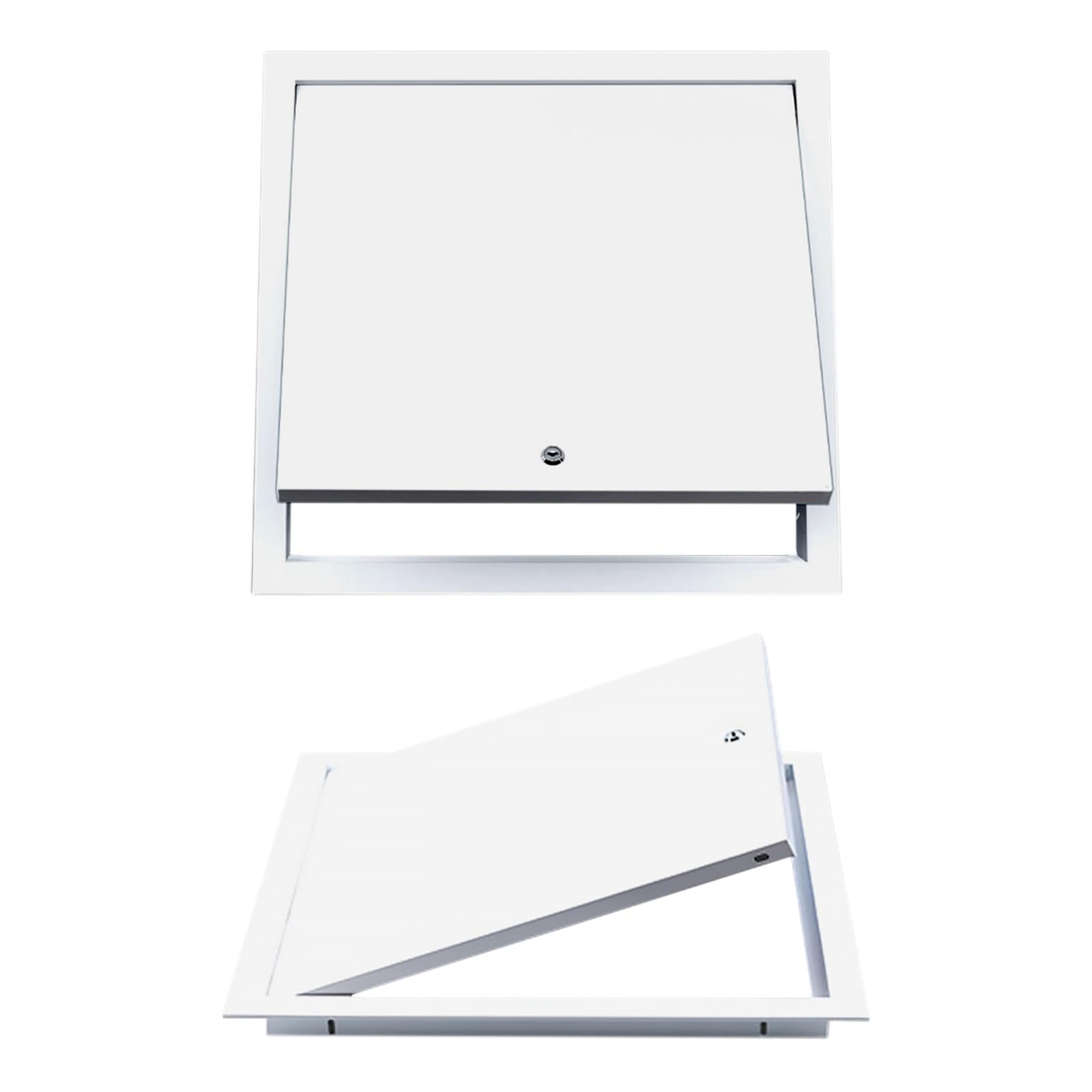 Panel de puerta de acceso al ático escotilla de inspección de aluminio 45x55 cm