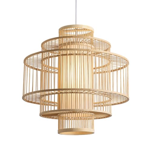 Lustre de plafond en bambou au design distinctif et authentique - 3
