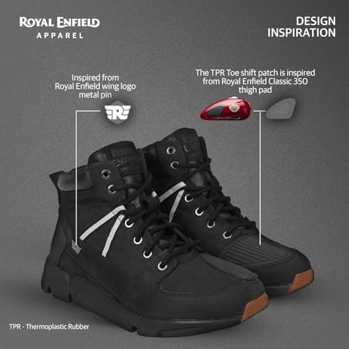 Image of Royal Enfield City Cruising Black Boots
