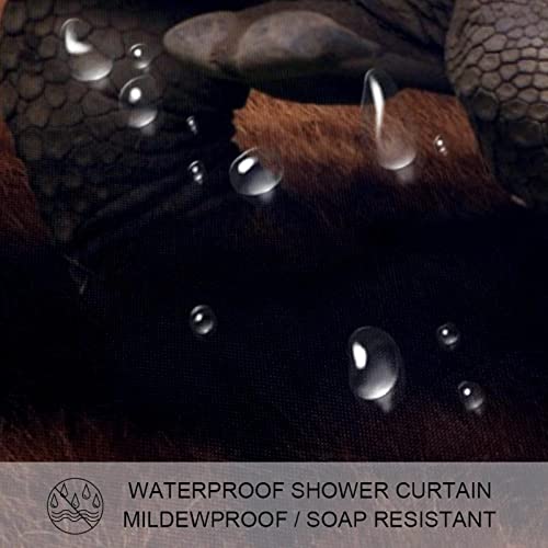 Rideau de douche anti éclaboussures grand format lavable pour sol sec