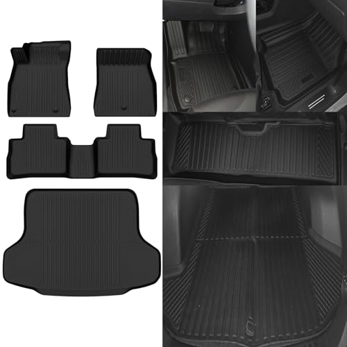 NQOQN Custom Fit Floor Mats for Nissan Sentra 2026 All Weather TPE Floor Liners with Trunk Mat Odorless Full Set Interior Accessories