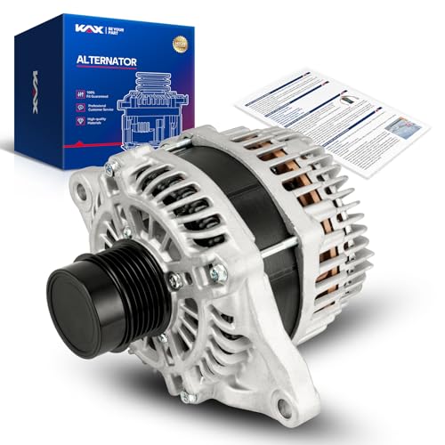 Image of KAX Alternator 11440N Compatible With Dodge Journey 2018 Replace 11440N 12V 160Amp CW 6-Groove Pulley