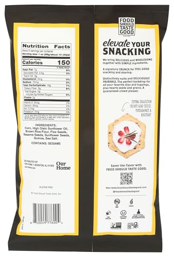 Image of Food Should Taste Good, Chips Tortilla Multigrain, 5.5 Ounce
