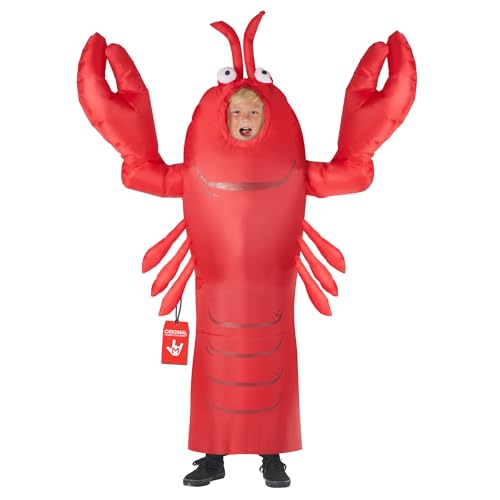 Morph Déguisement Gonflable Homard Enfant, Costume Carnaval Original Enfant, Taille Unique
