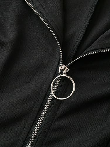 Chic Black Asymmetrical Hem Blazer for Women - X-Large Elegance for Fall/Winter - Image 6