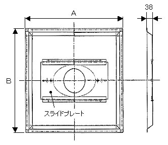 黒ステンレス天井・屋根用自在眼鏡板　150用 ホンマ製作所 ステンレス 天井・屋根用自在眼鏡板 黒 φ150mm用