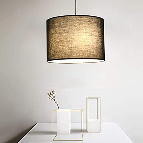 Lustre en tissu moderne pour créer une ambiance chaleureuse dans le salon
