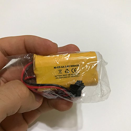 (5 Pack) Exit Sign Emergency Light NiCad Battery Replacement 3.6v 900mAh Lithonia ELB B001 ELBB001 ELB-B001 Unitech AA900MAH Lithonia EU2 LED Unitech 0253799 Interstate ANIC1566 - Image 5