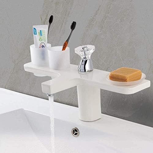 Mitigeur cascade blanc pour évier de cuisine moderne