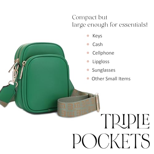 Image of Mali+Lili, Josie Triple Zip Crossbody Bag