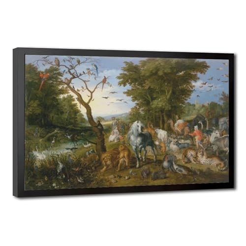 The Entry of The Animals toile Jan Brueghel pour habiller un petit mur de salon