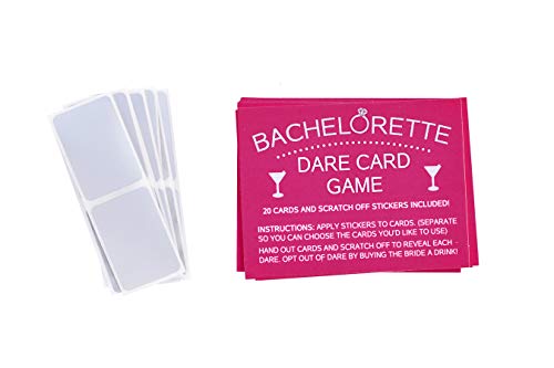 Bachelorette Dare Card Party Game, Girls Night Out, 20 Scratch Off Cards