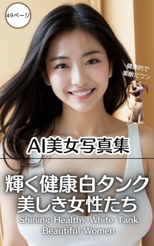 AI Beautiful Women Photo Album Shining Healthy White Tank Beautiful Women 49 pages (Japanese Edition)