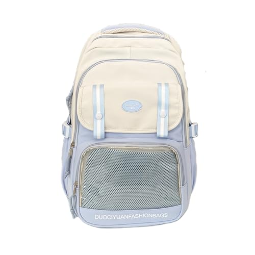 Sac d'école grande capacité style itabag avec fenêtre transparente pour vos pin's