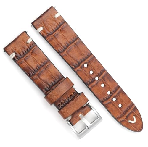Bracelet de montre en cuir 20mm parfait pour sublimer votre look masculin au quotidien