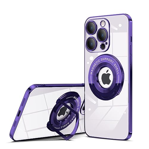 Coque iPhone 14 Pro Max MagSafe transparente anneau invisible
