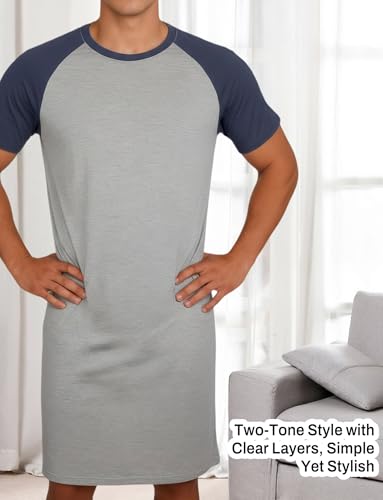 Chemise de nuit légère homme FEOYA confort haut de gamme
