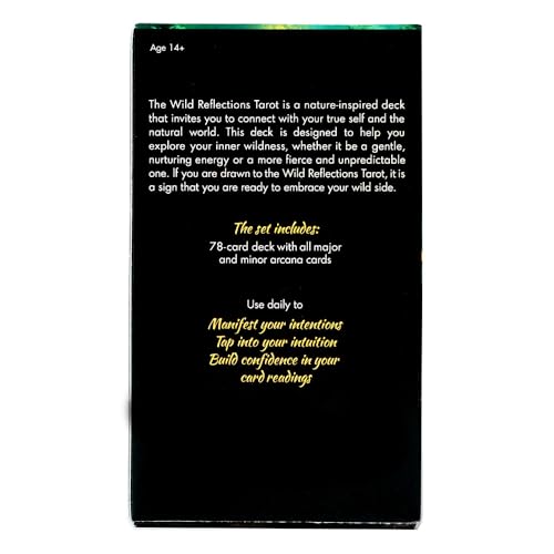 Image of PATPAT Tarot Cards 78 Nature-Inspired Tarot Cards Beginner's Tarot Card Beautiful Illustration Guiding Card for Self Discovering, Personal Reflection, Divination