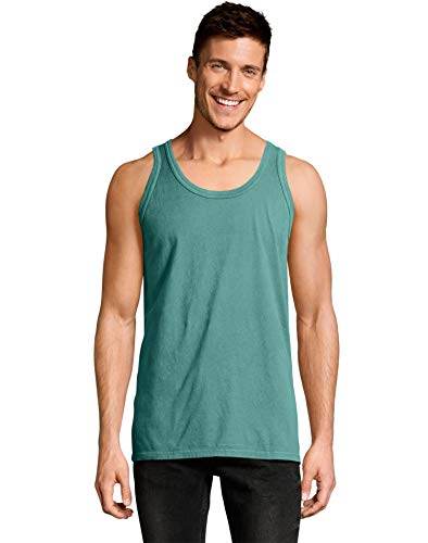 Image of Hanes Mens Originals Tri-Blend Tank Top, Lightweight Tanks for Men, Sleeveless Tank Shirt