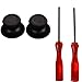 Timorn de Replacement 3D Joystick joysticks analogiques Thumbstick Grip Tri-Aile et Tournevis cruciforme pour Playstation 4 PS4 Controller Pièces de Rechange (1 Jeu)