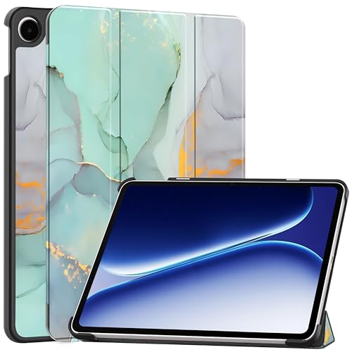 Image of ProElite Case Cover for OnePlus Pad Go 2 12.1 inch Case, Slim Trifold Flip case Cover for OnePlus Pad Go 2 12.1 inch Tablet [Auto Sleep Wake Feature], Marble Green