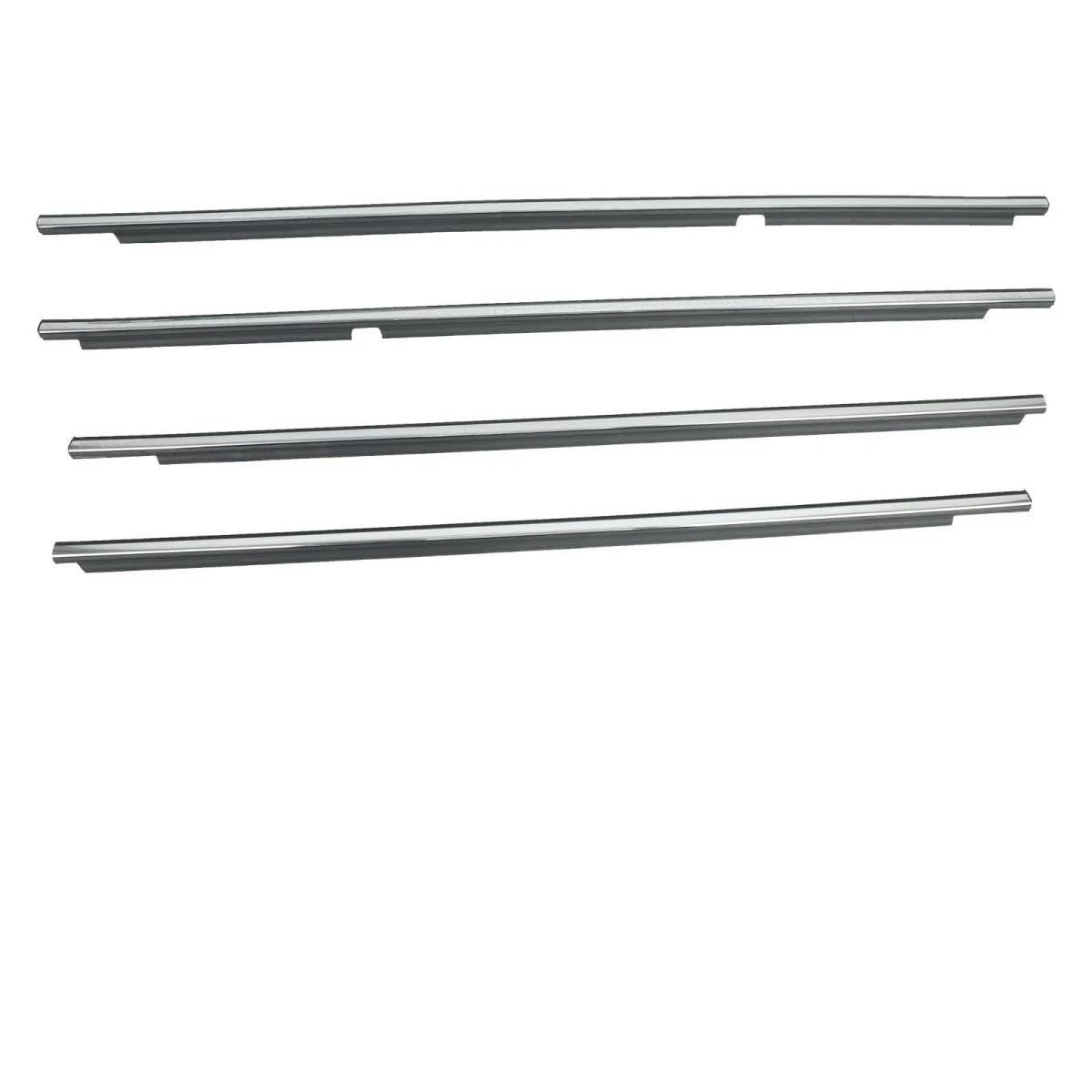 Yeskit Onecolor 4Pcs Outdoor Car Window Weatherstrip For Lexus Lx470 1998-2007 Moulding Trim Compartment