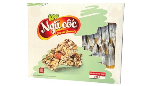 Image of 2 Packs - Cereal Sweets Nuts - Keo Ngu Coc - 13 Oz per Box with 2 Boxes per Order