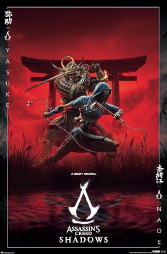 Trends International Assassin's Creed: Shadows - Key Art Wall Poster, 34L x 22.4W, Unframed Version