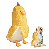 Nom amusant et compagnon pour l'heure du coucher : ce joli oreiller en peluche canard banane a une signification amusante, son nom peut être interprété comme signifiant se faire un ami et des personnes anxieuses selon la prononciation de l'alphabet chinois.